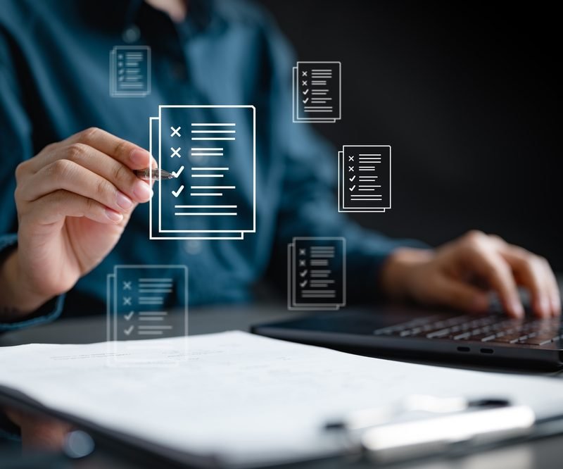 Document,Management,Checklist.,Check,Mark,Approved.,Audit,Certificate,Evaluate,Examination